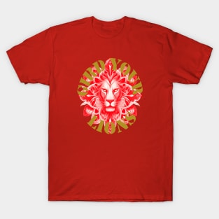 Gird Your Lions England Motivational Idiom Red T-Shirt